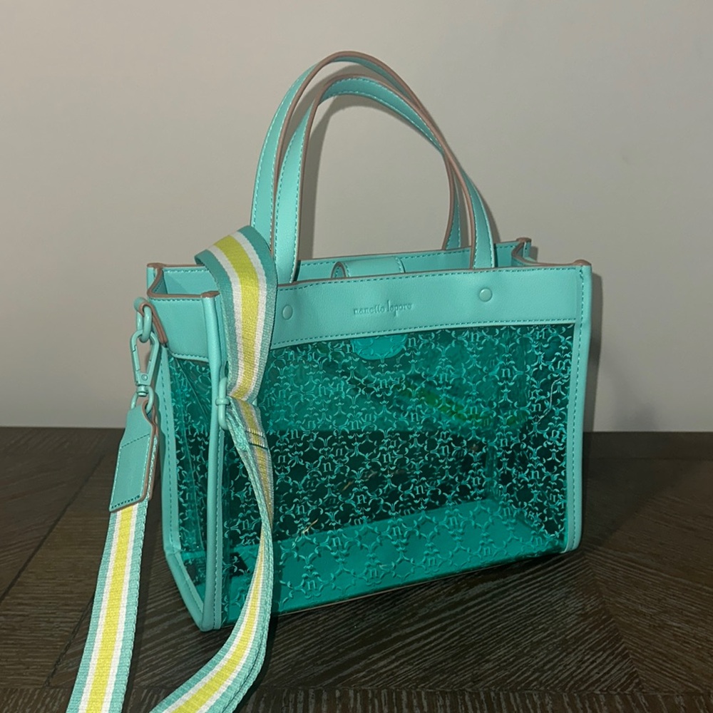 Nanette Lepore Green Tote with Structured Design